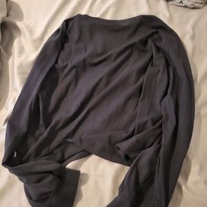 Vans long sleeve crop top